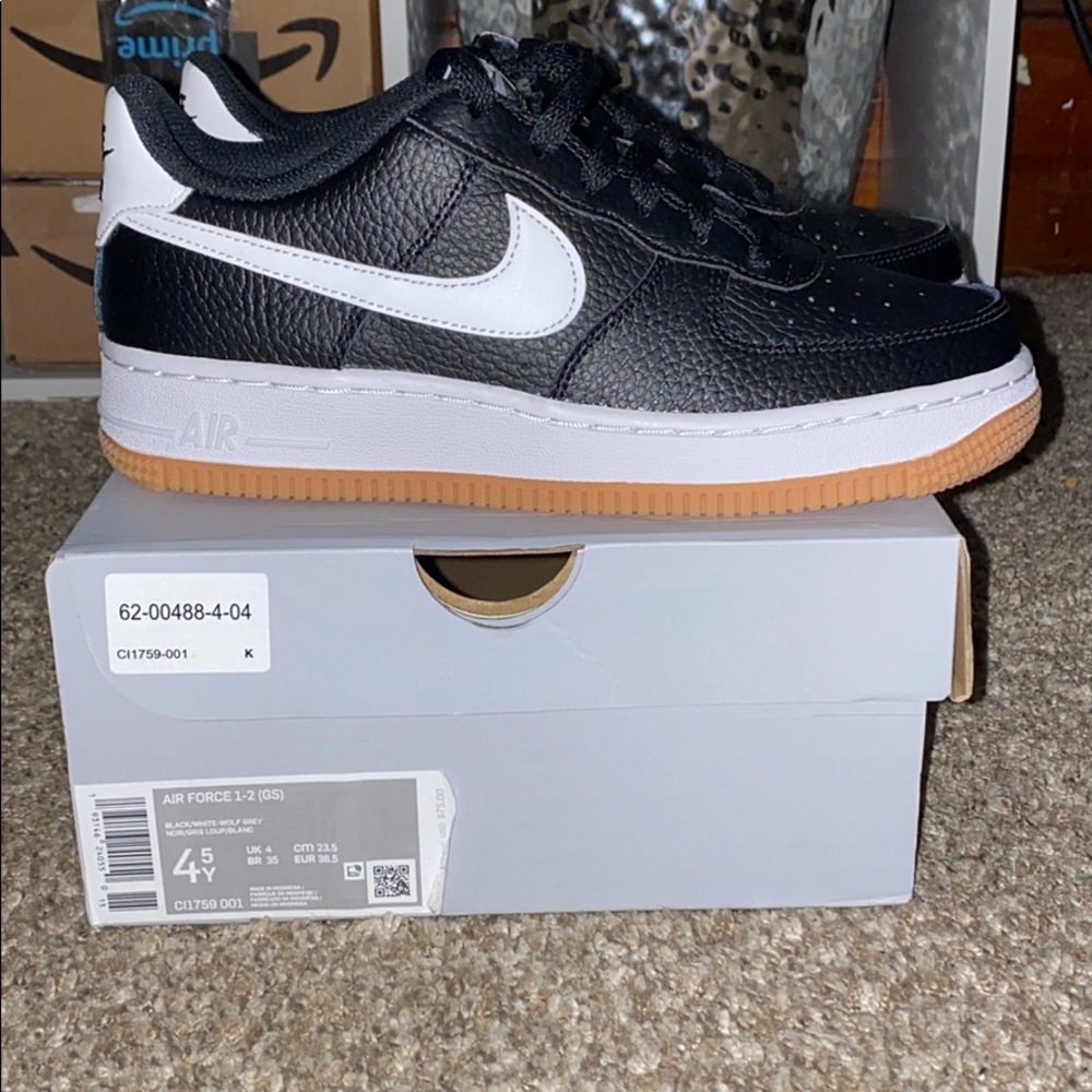 Black and White Nike Air Force 1’s